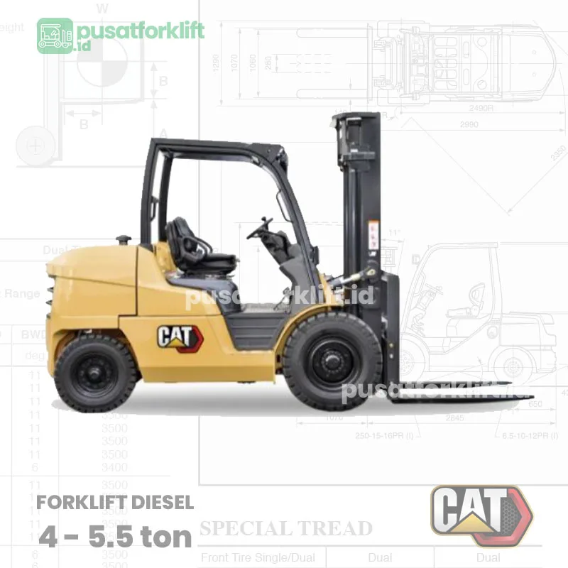 Forklift-CAT-4-Ton-5.5-Ton