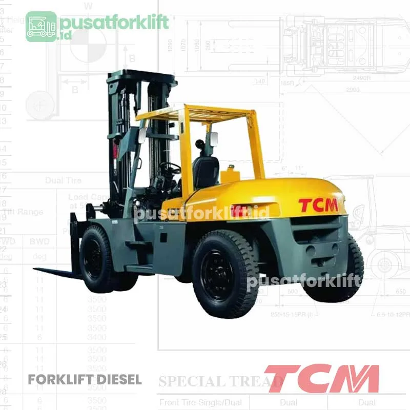 Forklift TCM 7 Ton Diesel