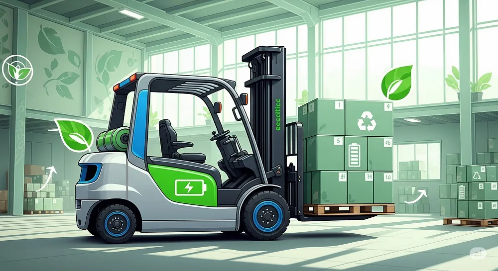 Forklift Listrik : Dari Efisiensi hingga Tantangannya