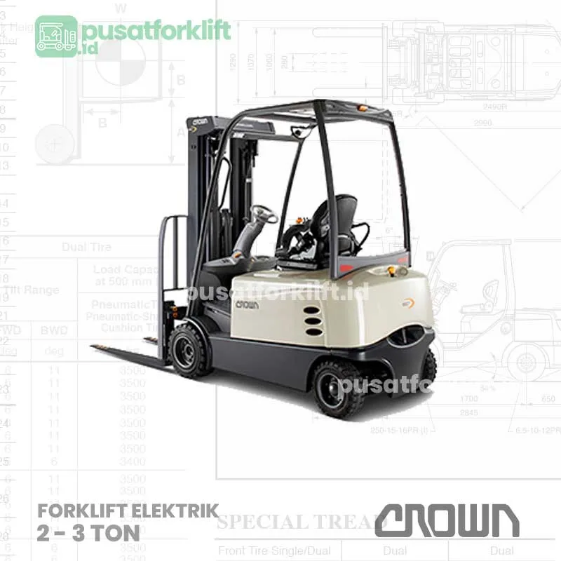 Forklift Crown 2 Ton Elektrik