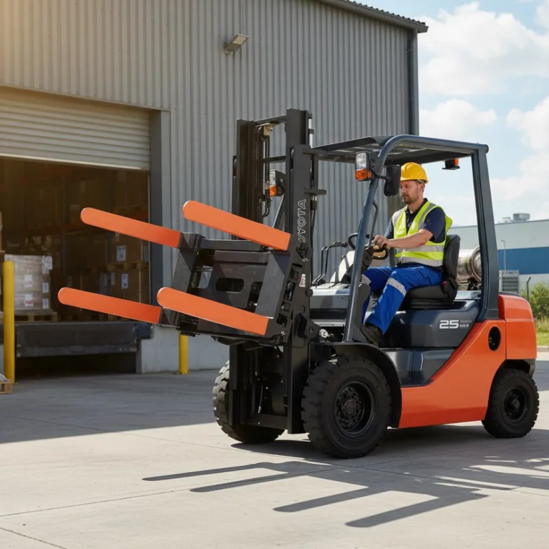 Forklift Rotating Forks