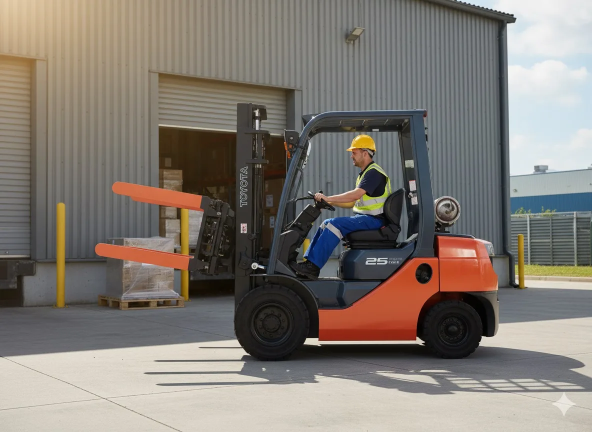 Forklift Rotating Forks attachment