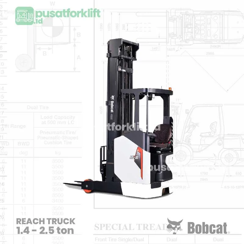 BOBCAT Reach Truck 2 Ton Electric