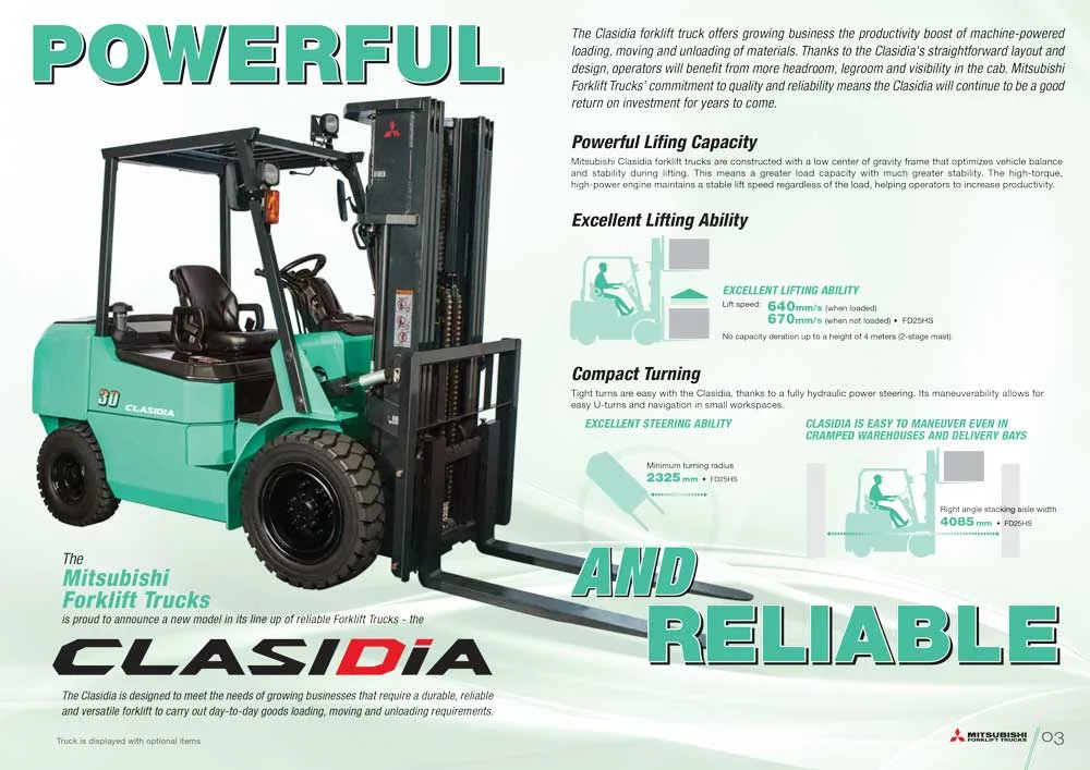Forklift Mitsubishi Clasidia