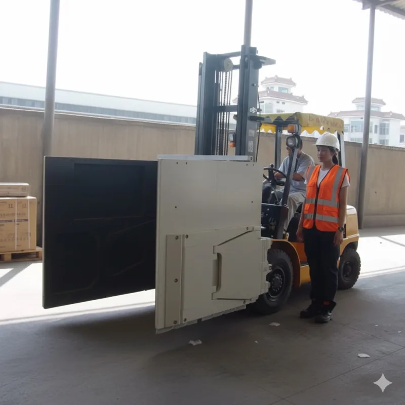 Carton Clamp Attachment Forklift