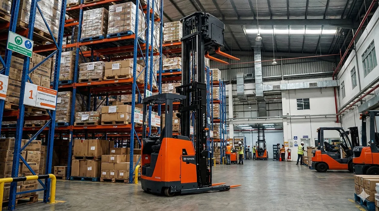 Reach Truck Toyota Elektrik: Review, Tipe, dan Perbandingan Fitur
