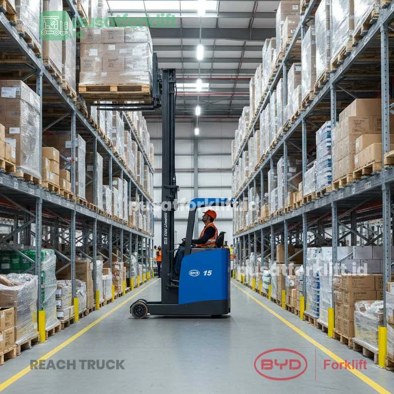 Forklift Reach Truck BYD 1.6 Ton RTR16