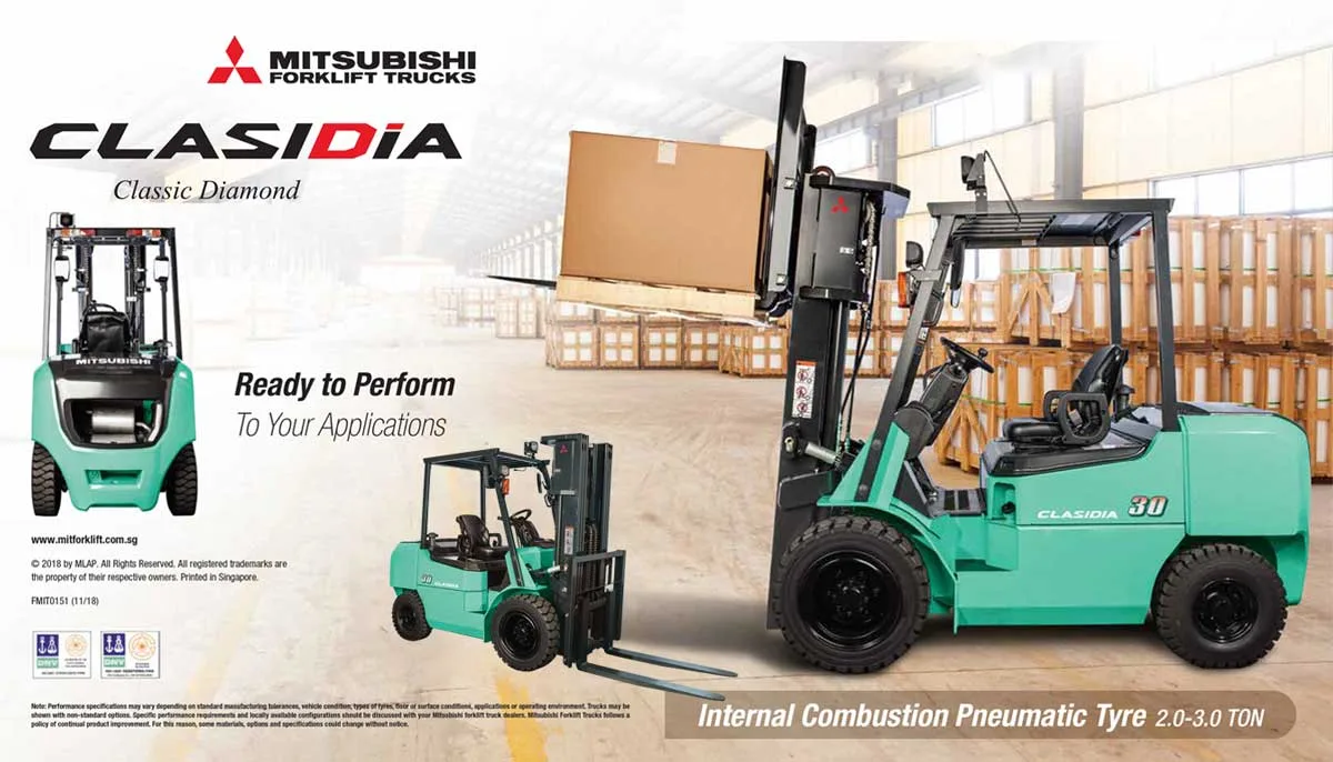 Forklift Mitsubishi Clasidia Diesel & Bensin 2-3 Ton